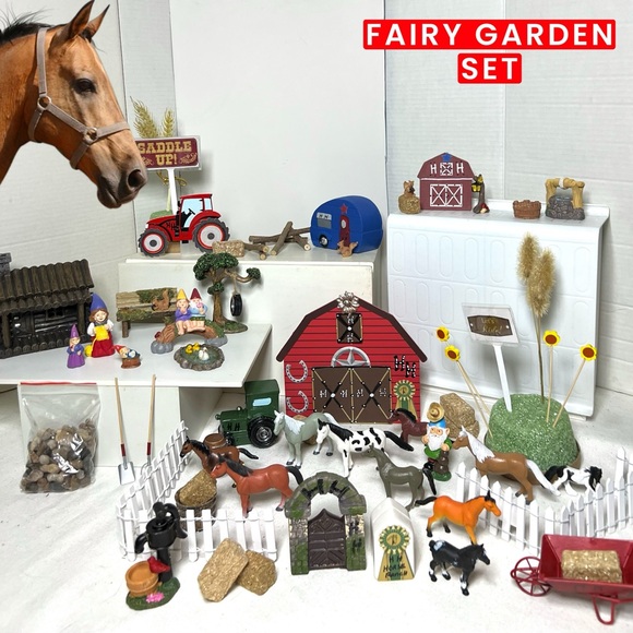 Other - DOUBLE H HORSE RANCH FAIRY GARDEN GIFT SET
